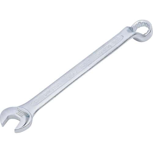 Clé Mixte Coudée 11 mm - Acier, Précision et Robustesse, Zones Difficiles - D-Work