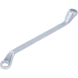 Clé à Fil Contre-Coudée 17x19 mm - Acier Résistant - Prise et Maniabilité Optimales - BGS