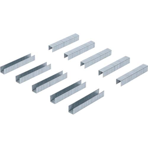 Agrafes Type 53 12x11,4 mm - Lot de 1000 pièces - Acier Résistant pour Fixation Rapide - BGS