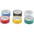 Bandes Adhésives Multicolore - 6 Pièces 19 x 3,5 m - Polypropylène, Résistantes et Pratiques - BGS