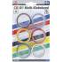 Bandes Adhésives Multicolore - 6 pcs 19 x 3,5 m - Polypropylène, Résistantes et Pratiques - D-Work