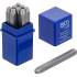 Chiffres à Frapper 2,5 mm - Acier, Lot Unitaire - Marquage Précis et Durable - BGS
