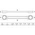 Clés Polygonales Double Embouts Extra Plates 10 x 11 mm - Précision et Accessibilité, Zones Difficiles - D-Work