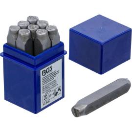 Chiffres à Frapper 8 mm - Acier, Lot de 1 - Marquage Durable et Précis - D-Work