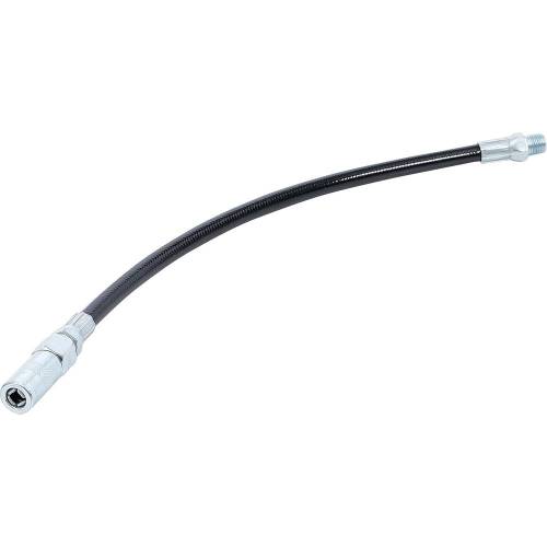 Tuyau Blindé pour Pompes à Graisse 300 mm - Résistant et Flexible, Acier, Zones Difficiles - D-Work