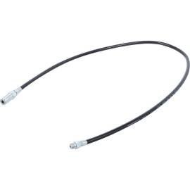 Tuyau Blindé pour Pompes à Graisse 1000 mm - Résistant et Flexible - Acier, Zones Difficiles - D-Work
