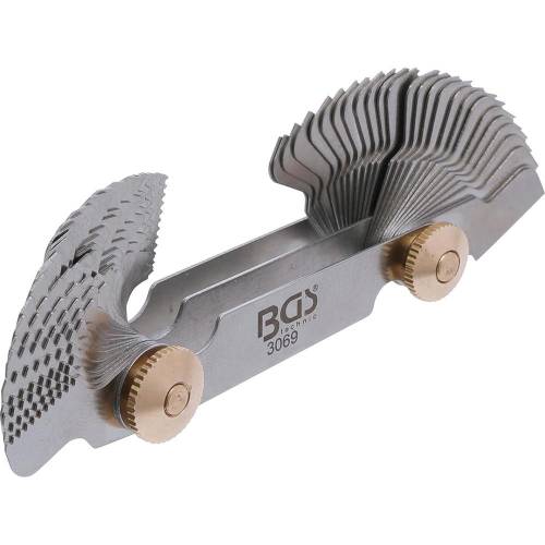 Peigne à Filets Double 52 Feuilles - Métrique 0,25-6,0 mm, Whitworth 4G-62G - Précision et Polyvalence - D-Work