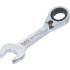 Clé Mixte à Cliquet Courte Réversible 16 mm - Précision et Maniabilité - BGS