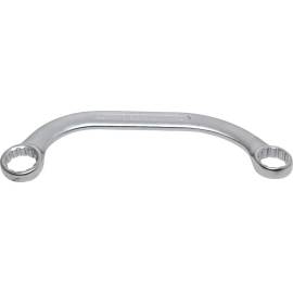 Clé Polygonale Double en C à Œil Douze Pans 21x22 mm - Acier Résistant - Précision et Durabilité - BGS