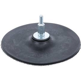 Plateau Caoutchouc Ø125 mm - Résistant et Antidérapant - BGS