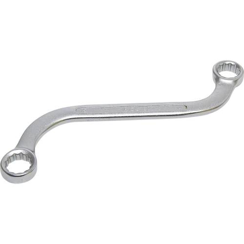 Clé Polygonale Double en S 14 x 15 mm - Douze Pans - Précision et Robustesse - Acier, Zones Difficiles - D-Work