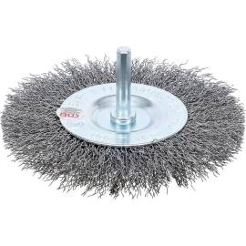 Brosse Plate 100 mm - Poils Synthétiques - Nettoyage Efficace et Pratique - BGS