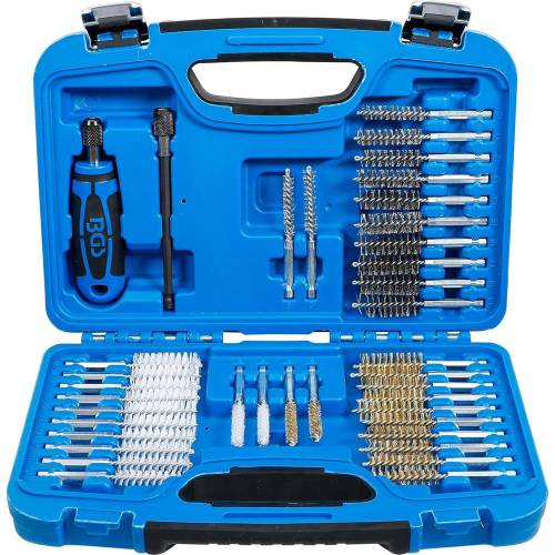 Jeu de Brosses 38 pcs - Accessoires Variés en Nylon et Métal - Nettoyage Efficace et Polyvalent - D-Work