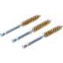 Brosse en Laiton 10 mm - 6,3 mm (1/4), Lot de 3 - Nettoyage et Finition Précise, Pro, 3 pcs - D-Work