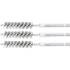 Brosse en Acier 3 Pièces - 11 mm, 6,3 mm (1/4 ) - Résistante et Polyvalente pour Nettoyage et Débouchage - BGS