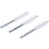 Brosse Plate Nylon 12 mm x 6,3 mm - Lot de 3 Pièces - Résistante et Polyvalente pour Nettoyage Précis - BGS