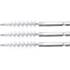 Brosse Plate Nylon 12 mm x 6,3 mm - Lot de 3 Pièces - Résistante et Polyvalente pour Nettoyage Précis - BGS