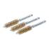 Brosse en Acier 12 mm - 3 pcs, 6,3 mm (1/4) - Résistante et Pratique pour Nettoyage et Débouchage - D-Work