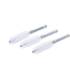 Brosse Plate Nylon 14 mm - Lot de 3, Manche 6,3 mm (1/4) - Résistante et Polyvalente pour Nettoyage Précis - D-Work