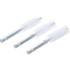 Brosse Plate Nylon 14 mm - Lot de 3, Manche 6,3 mm (1/4) - Résistante et Polyvalente pour Nettoyage Précis - D-Work