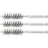 Brosse en Acier 3 pcs - 14 mm, 6,3 mm (1/4) - Résistante et Polyvalente pour Nettoyage et Débouchage - D-Work