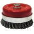 Brosse en Acier 3 pcs - 14 mm, 6,3 mm (1/4) - Résistante et Polyvalente pour Nettoyage et Débouchage - D-Work