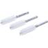 Brosse Plate Nylon 15 mm - Lot de 3, 6,3 mm (1/4) - Résistante et Polyvalente pour Nettoyage Précis - D-Work