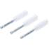 Brosse Plate Nylon 15 mm - Lot de 3, 6,3 mm (1/4 ) - Résistante et Polyvalente pour Nettoyage Précis - BGS