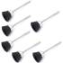 Brosse Plate Nylon 15 mm - Lot de 3, 6,3 mm (1/4 ) - Résistante et Polyvalente pour Nettoyage Précis - BGS