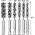 Brosse en Acier 15 mm - 3 Pièces, 6,3 mm (1/4 ) - Résistante et Polyvalente pour Nettoyage et Décapage - BGS