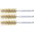 Brosse en Laiton 3 Pièces 15 mm Ø - 6,3 mm (1/4 ) - Résistante et Polyvalente pour Nettoyage Précis - BGS