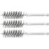 Brosse en Acier 3 Pièces - 16 mm Ø, 6,3 mm (1/4 ) - Résistante et Polyvalente pour Nettoyage et Débouchage - BGS