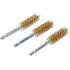 Brosse en Laiton 16 mm - 6,3 mm (1/4 ), Lot de 3 - Durable et Précise pour Nettoyage et Débouchage - BGS