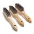 Brosse en Acier 3 pcs - 16 mm D., 6,3 mm (1/4) - Résistante et Polyvalente pour Nettoyage et Débouchage - D-Work