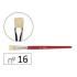 Brosse Plate Nylon 16 mm - Lot de 3, 6,3 mm (1/4 ) - Résistante et Polyvalente pour Nettoyage Précis - BGS
