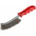 Brosse en Acier 3 Pièces - 17 mm Ø, 6,3 mm (1/4 ) - Résistante et Polyvalente pour Nettoyage et Débouchage - BGS
