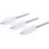 Brosse Plate Nylon 18 mm - Lot de 3, Manche 6,3 mm (1/4 ) - Résistante et Polyvalente pour Nettoyage Précis - BGS
