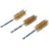 Brosse en Laiton 3 pcs D.19 mm - 6,3 mm (1/4) - Résistante et Polyvalente pour Nettoyage Précis - D-Work