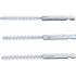 Brosse Plate Nylon 8 mm - 3 pcs, 6,3 mm (1/4) - Résistante et Polyvalente pour Nettoyage Précis - D-Work