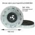 Brosse Plate Nylon 8 mm - 3 Pièces, 6,3 mm (1/4 ) - Résistante et Polyvalente pour Nettoyage Précis - BGS