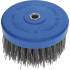 Brosse Plate Nylon 8 mm - 3 Pièces, 6,3 mm (1/4 ) - Résistante et Polyvalente pour Nettoyage Précis - BGS