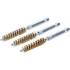 Brosse en Laiton 3 pcs - 9 mm D., 6,3 mm (1/4) - Nettoyage et Finition Précise, Zones Difficiles - D-Work