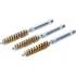 Brosse en Laiton 3 Pièces - 9 mm Ø, 6,3 mm (1/4 ) - Nettoyage et Finition Précise - BGS