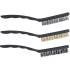 Jeu de Brosses 3 Pièces 225 mm - Polypropylène Résistant - Nettoyage Efficace et Durable - BGS