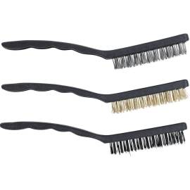 Jeu de Brosses 3 pcs 225 mm - Polypropylène Résistant - Nettoyage Efficace et Durable - D-Work