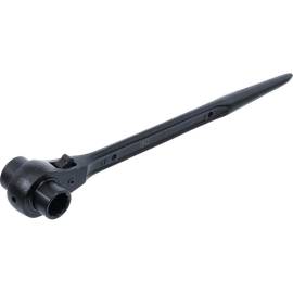 Cliquet de Monteur 17x19 mm - Acier Résistant - Prise Fiable et Durable - BGS