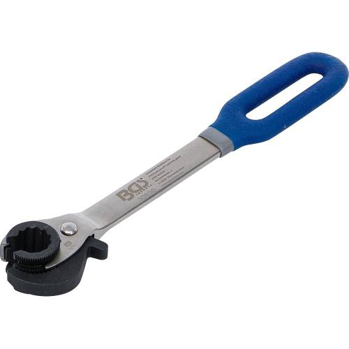 Clé à Tuyauter Cliquet Ouverte 10 mm - Précision et Confort d Utilisation - BGS