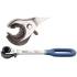 Clé à Tuyauter Cliquet Ouverte 15 mm - Précision et Confort d Utilisation - BGS