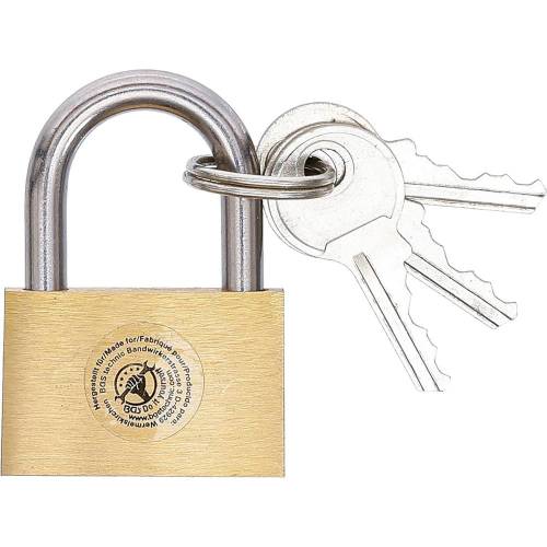 Cadenas en Laiton 30 mm - Compact et Sécurisé - - BGS