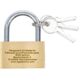 Cadenas en Laiton 50 mm - Résistant et Sécurisé - - BGS